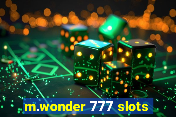 m.wonder 777 slots